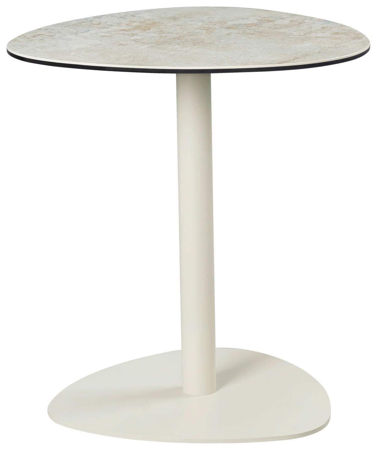 KONFERENČNÝ STOLÍK, sivá, taupe, kov, sklo, keramika, 50/50/54 cm - sivá/taupe, Design, kov/sklo (50/50/54cm) - Emilio Belluti