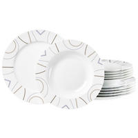 SERVIS ZA RUČAVANJE  Graphic     12 delova   - siva/bela, Konvencionalno, keramika - Ritzenhoff Breker