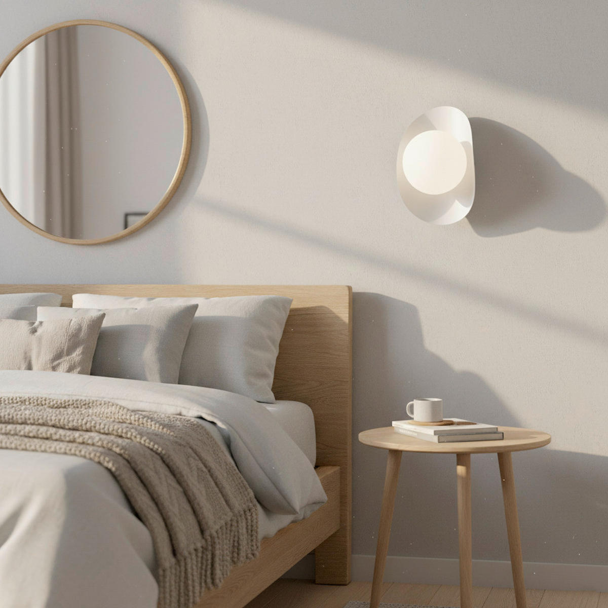 WANDLEUCHTE  16/13/20 cm    - Weiß, Design, Glas/Metall (16/13/20cm)