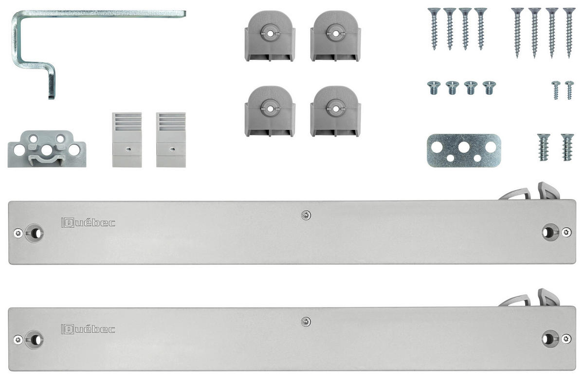 TÜRDÄMPFER 30/2/4 cm   - Grau, Kunststoff (30/2/4cm) - Hom`in