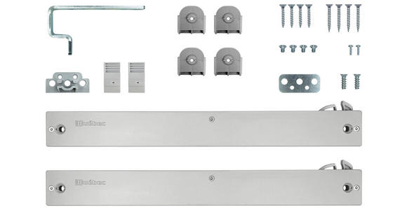 TÜRDÄMPFER 30/2/4 cm   - Grau, Kunststoff (30/2/4cm) - Hom`in