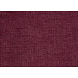 ECKSOFA  in Webstoff Bordeaux  304/196 cm  - Bordeaux/Schwarz, KONVENTIONELL, Textil/Metall (304/196cm) - Hom`in