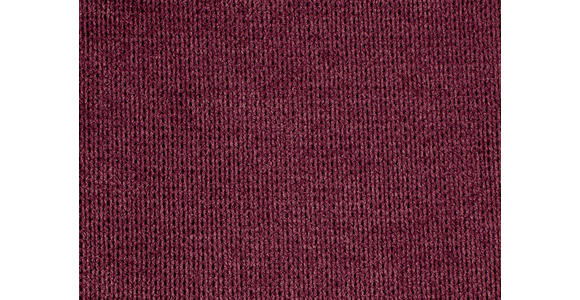 ECKSOFA  in Webstoff Bordeaux  304/196 cm  - Bordeaux/Schwarz, KONVENTIONELL, Textil/Metall (304/196cm) - Hom`in