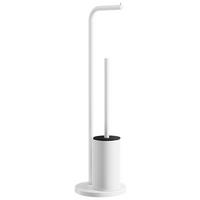 WC-BÜRSTENKOMBINATION Curve  - Weiß, Basics, Kunststoff/Metall (17/60/17cm) - Smedbo