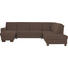 WOHNLANDSCHAFT in Textil Hellbraun - Hellbraun/Braun, Design, Holz/Textil (163/319/241cm) - Beldomo System WOHNLANDSCHAFT in Textil Hellbraun - Hellbraun/Braun, Design, Holz/Textil (163/319/241cm) - Beldomo System