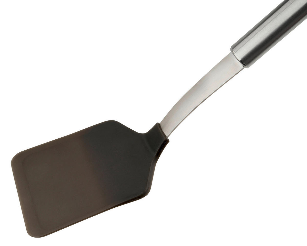 PFANNENWENDER  - Silberfarben/Grau, Design, Kunststoff/Metall (31cm) - Chefkoch+Fackelmann