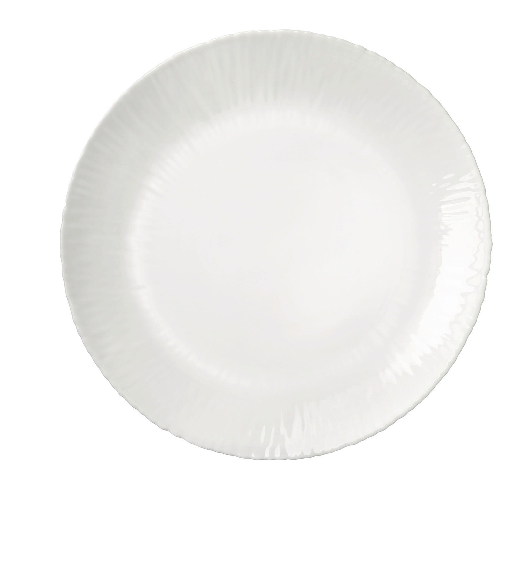 LAPOSTÁNYÉR 27 cm  - fehér, Basics, üveg (27cm)