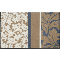 FUSSMATTE Sinfonia  - Blau/Beige, KONVENTIONELL, Kunststoff/Textil (75/120cm) - wash+dry
