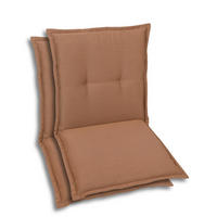 SESSELAUFLAGENSET Uni  - Rot, Basics, Textil (50/7/100cm)