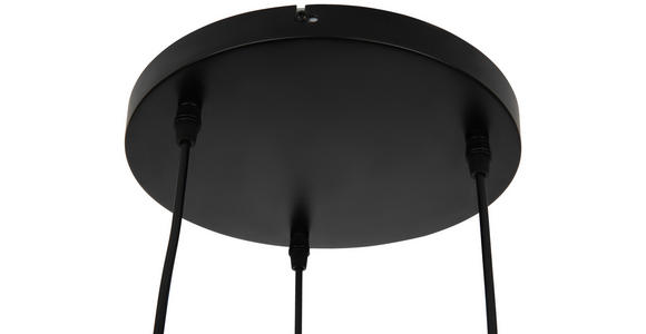 HÄNGELEUCHTE 37/120,5 cm  - Walnussfarben, Trend, Metall (37/120,5cm) - Novel