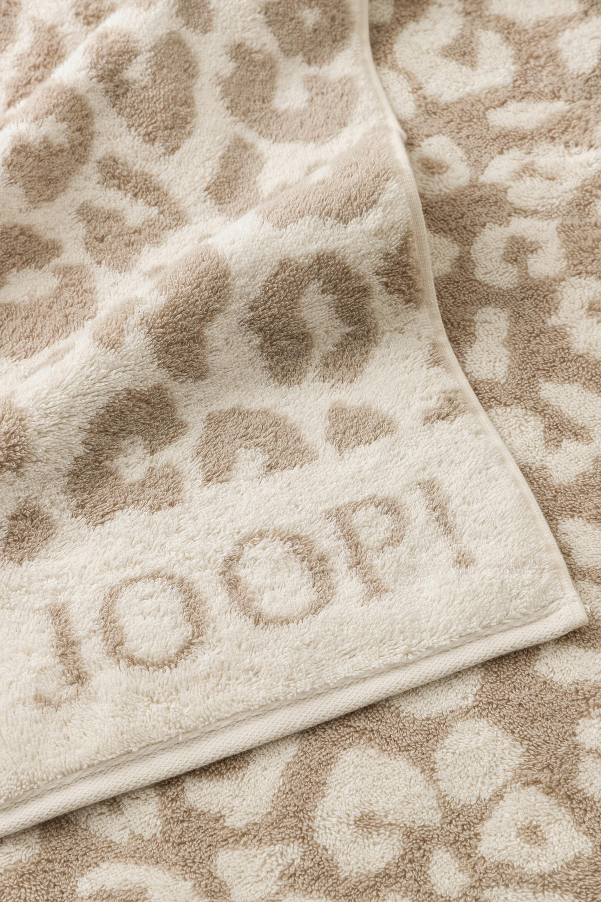 HANDTUCHSET JOOP! LEO Creme 2-teilig  - Creme, Basics, Textil (100/50cm) - Joop! Living