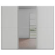 SCHWEBETÜRENSCHRANK  in Grau  - Grau, KONVENTIONELL, Glas/Holzwerkstoff (242/223/68cm) - Novel