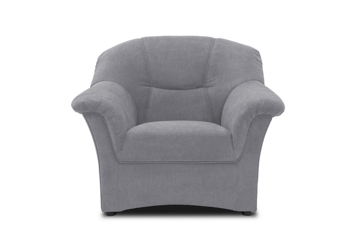 SESSEL Mikrofaser Dunkelgrau    - Dunkelgrau/Schwarz, KONVENTIONELL, Kunststoff/Textil (102/83/81cm) - MID.YOU