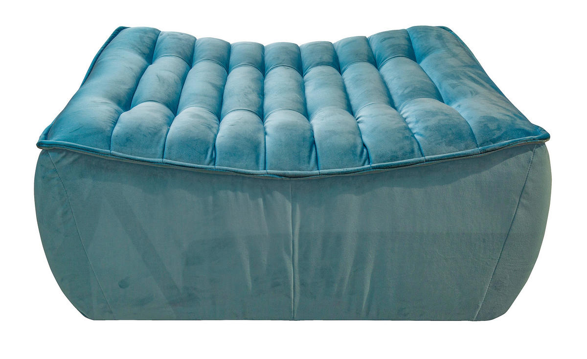 SEDEŽNI ELEMENT, svetlo modra  - svetlo modra, Design, tekstil (81/42/95cm) - Calia Italia