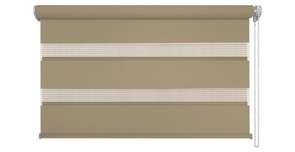 DOPPELROLLO 80/210 cm - Braun, Design, Textil (80/210cm) - Homeware