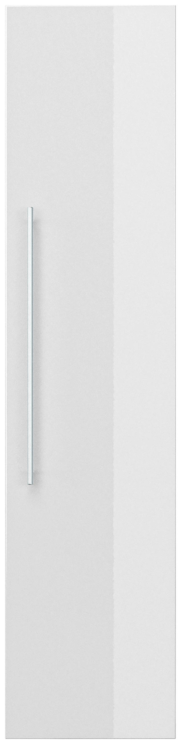 HOCHSCHRANK 35/150/30 cm  - Weiß Hochglanz, Basics, Holzwerkstoff/Metall (35/150/30cm) - MID.YOU