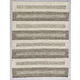 HANDWEBTEPPICH 130/190 cm Silberfarben  - Silberfarben, Natur, Textil (130/190cm) - Linea Natura