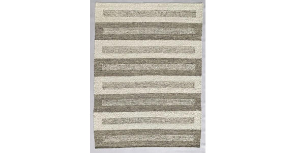 HANDWEBTEPPICH 130/190 cm Silberfarben  - Silberfarben, Natur, Textil (130/190cm) - Linea Natura