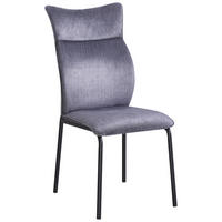 STOLICA  siva, crna  metal, tekstil      - siva/crna, Moderno, metal/tekstil (46/97/63cm)