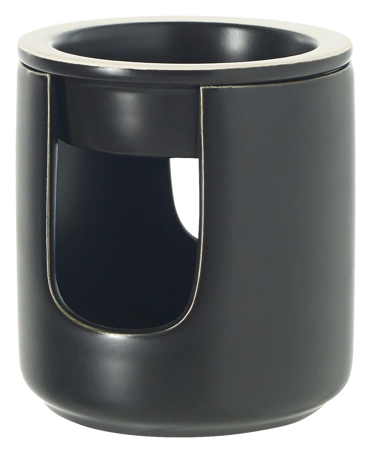 DUFTLAMPE 9/9,5 cm  - Schwarz, Basics, Keramik (9/9,5cm)