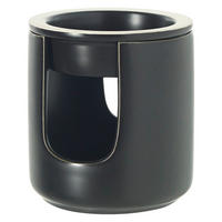 DUFTLAMPE 9/9,5 cm  - Schwarz, Basics, Keramik (9/9,5cm)