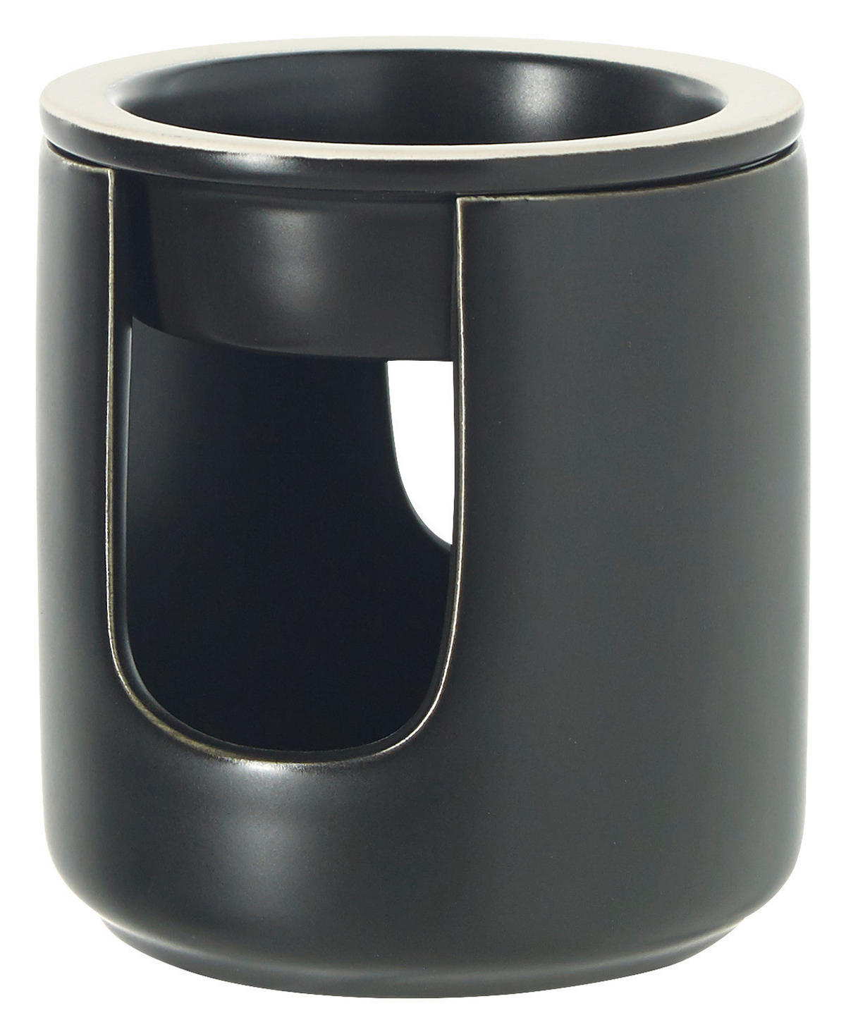 DUFTLAMPE 9/9,5 cm  - Schwarz, Basics, Keramik (9/9,5cm)