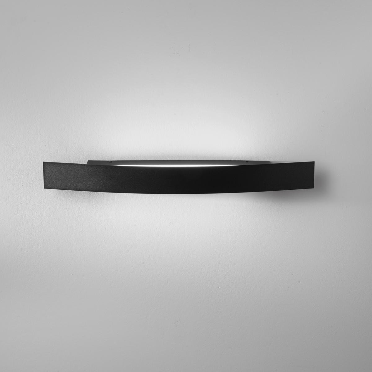 LED-WANDLEUCHTE 60/6/8,5 cm   - Schwarz/Weiß, Design, Kunststoff/Metall (60/6/8,5cm)