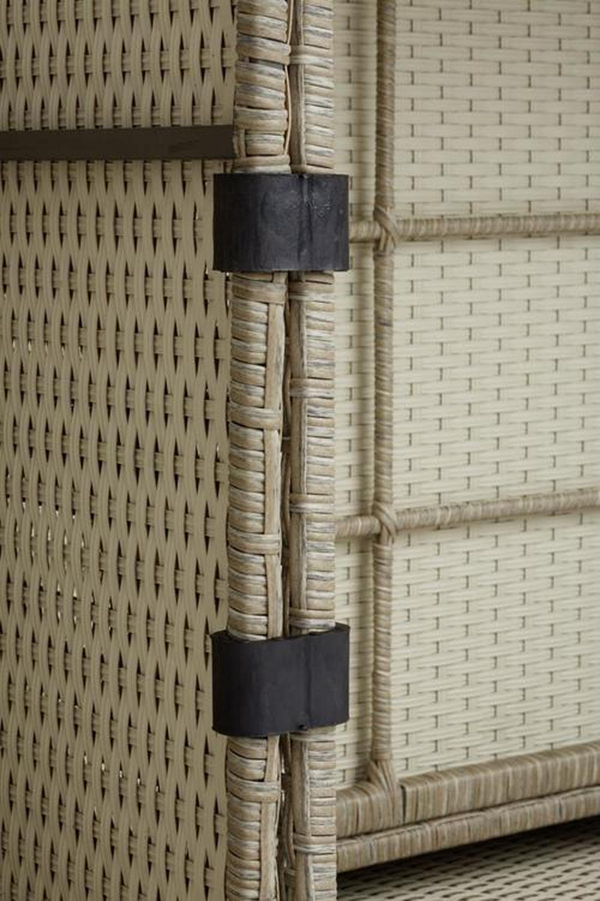 Loungegarnitur 6-tlg. Porto II 175/232 cm Stahl  - Hellgrau/Braun, MODERN, Kunststoff/Textil (175/232cm) - Luca Bessoni