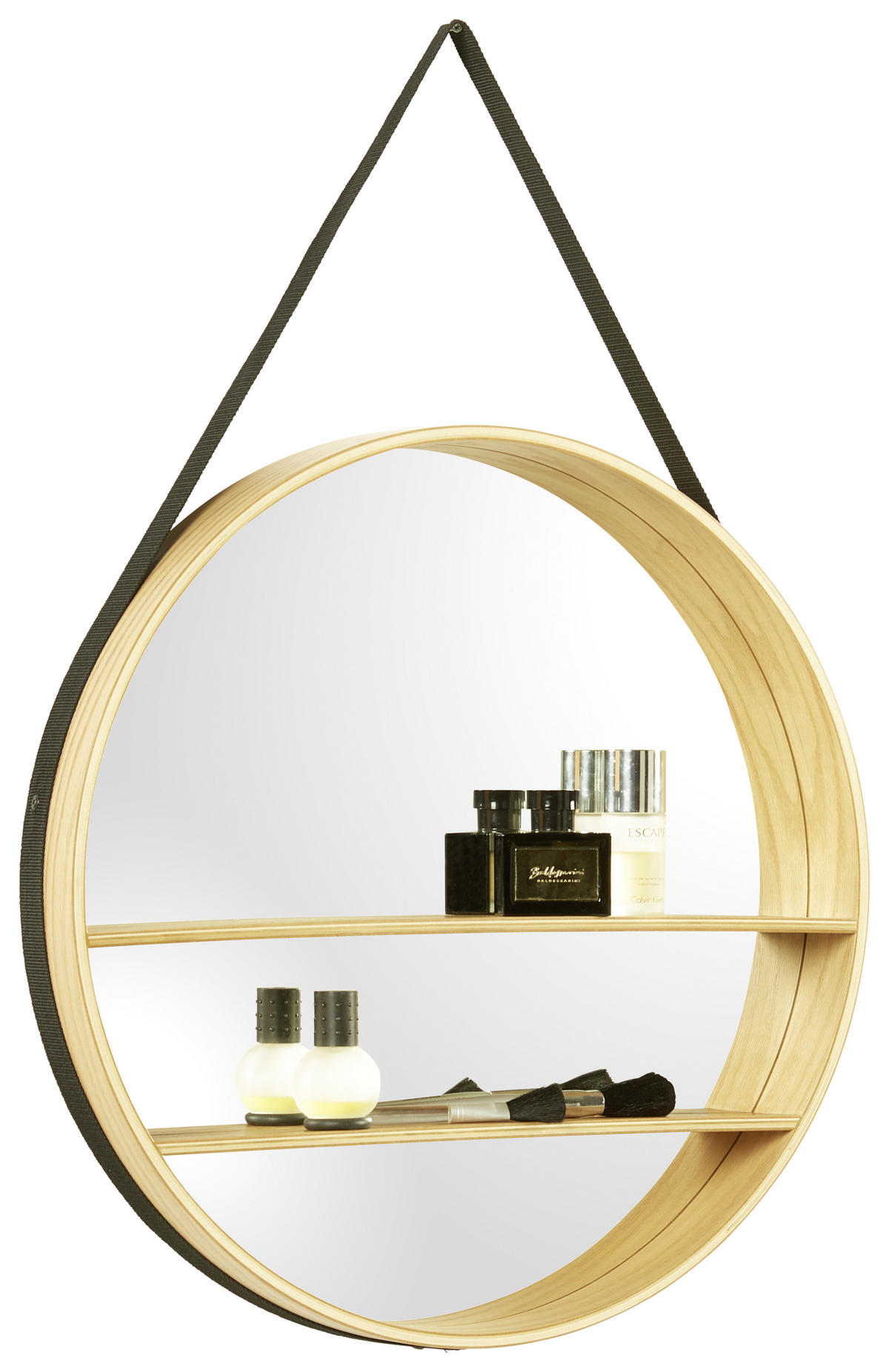 NÁSTENNÉ ZRKADLO 58,5/48/7 cm  - farba duba, Design, drevo/kompozitné drevo (58,5/48/7cm) - Carryhome
