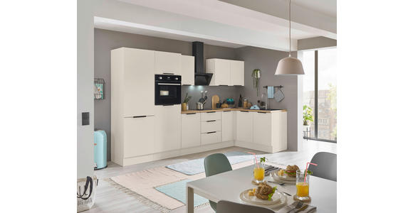 ECKKÜCHE 330/165 cm  in Kaschmir  - Kaschmir/Schwarz, Basics, Holzwerkstoff/Metall (330/165cm) - Xora