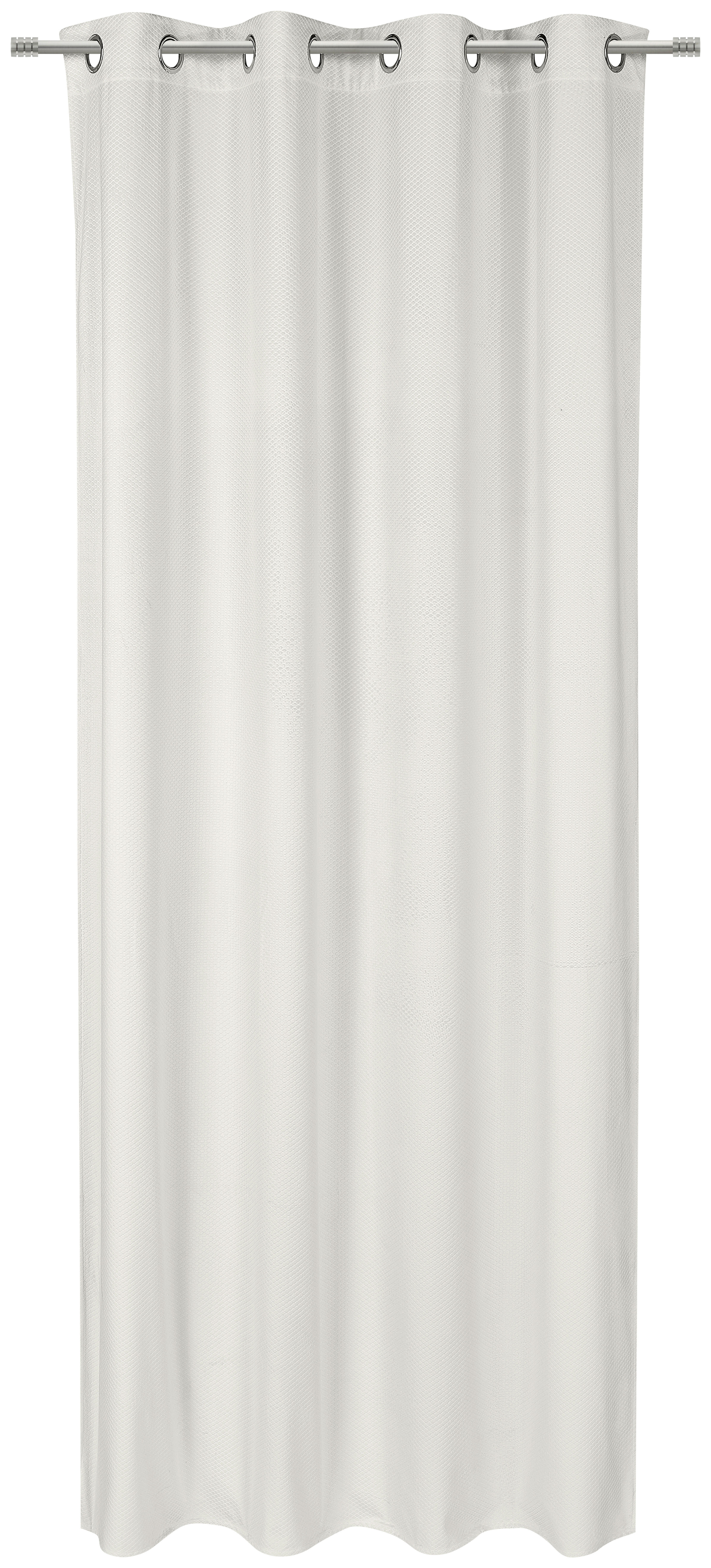 RINGLIS FÜGGÖNY Részben fényzáró  - Fehér, Konventionell, Textil (140/245cm) - Esposa