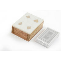 KARETNÍ HRA - SADA - bílá/světle hnědá, Basics, kov/dřevo (11,5/8/4cm)