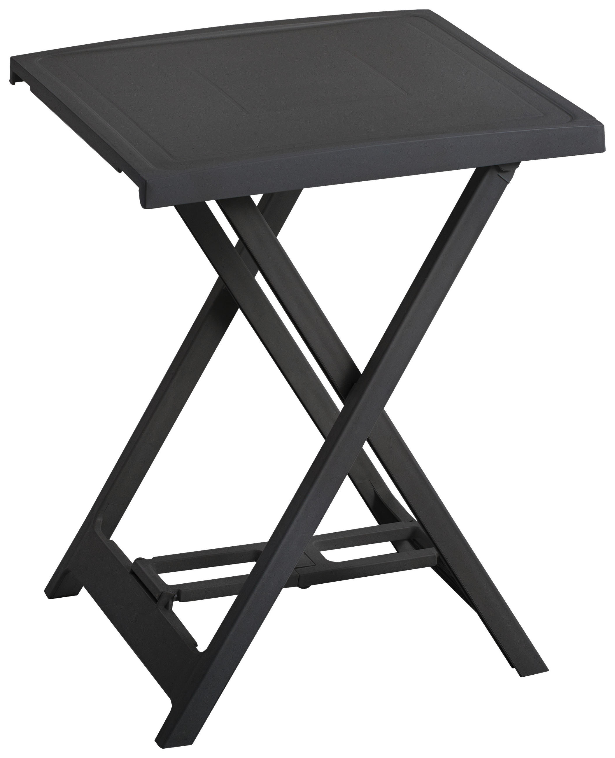 GARTENKLAPPTISCH 50/47/65 cm Kunststoff rechteckig  - Anthrazit, Basics, Kunststoff (50/47/65cm) - Ambia Garden