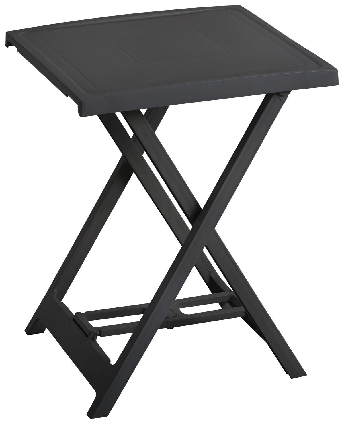 GARTENKLAPPTISCH 50/47/65 cm Kunststoff rechteckig  - Anthrazit, Basics, Kunststoff (50/47/65cm) - Ambia Garden