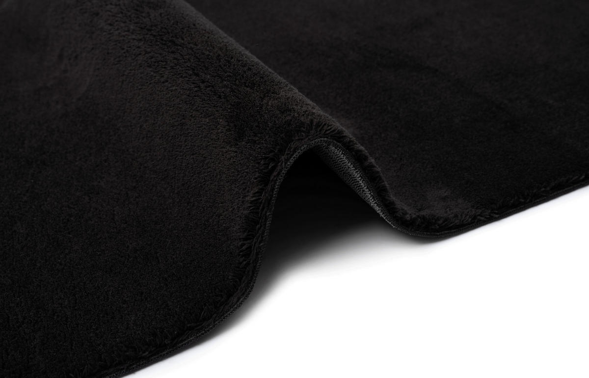 FELLTEPPICH 160/220 cm Loft Schwarz  - Schwarz, KONVENTIONELL, Textil (160/220cm) - Novel
