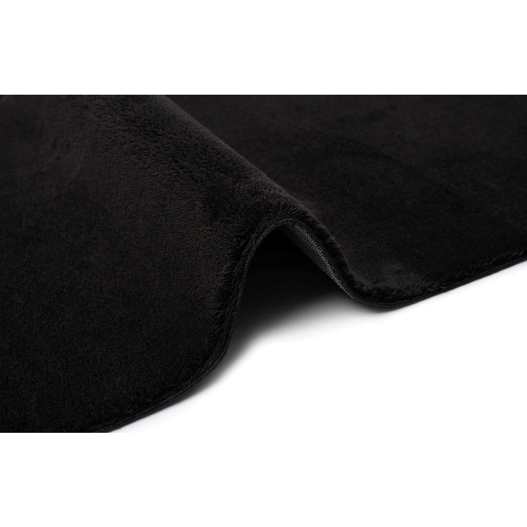 Thumbnail - Novel Fellteppich Loft, Schwarz, Textil, Uni, rechteckig, 240x340 cm, Bsci, für Fußbodenheizung geeignet, Teppiche & Böd...