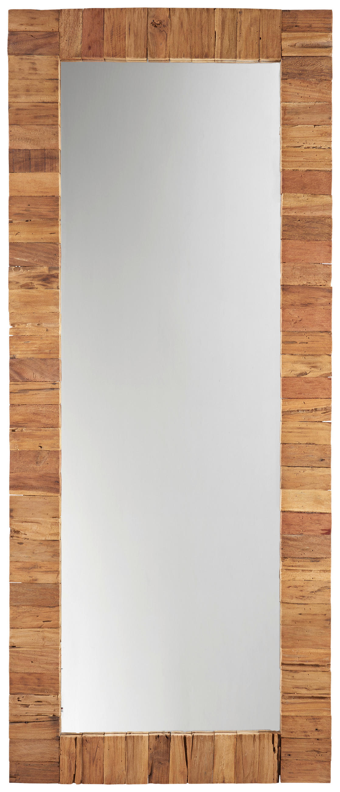 WANDSPIEGEL 70/170/4 cm    in rechteckig  - Naturfarben, Trend, Glas/Holz (70/170/4cm) - Landscape