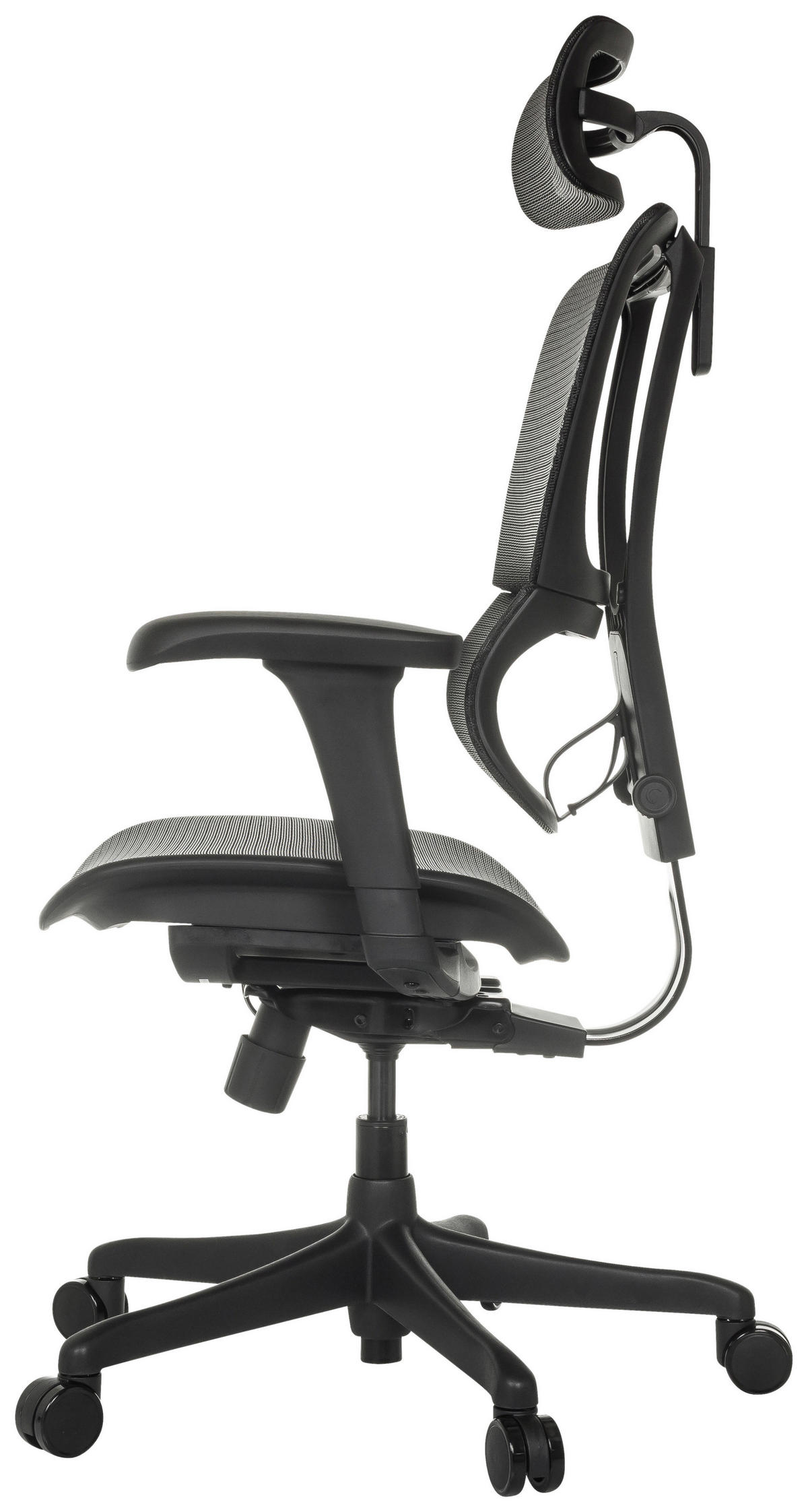 SNURRSTOL  i nät svart  - svart, Modern, textil/plast (69/112 - 134/63cm) - MID.YOU