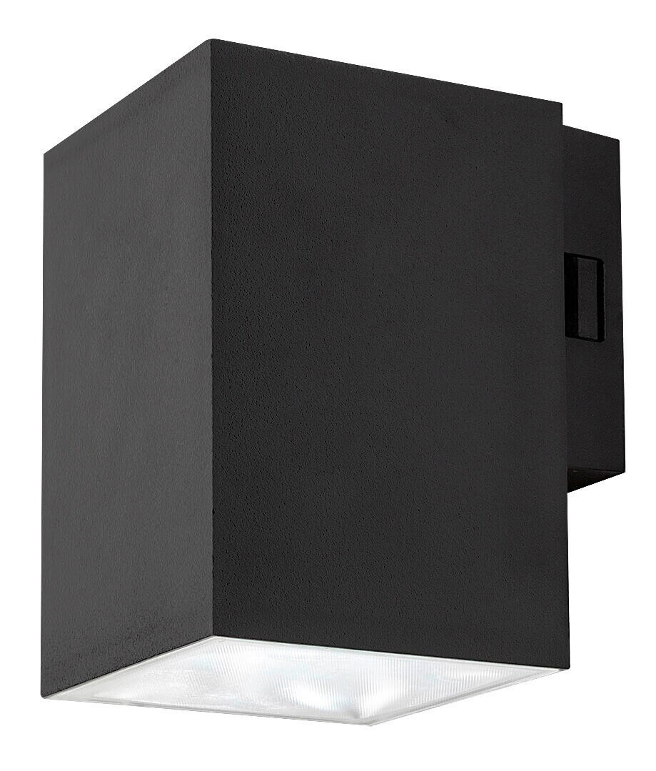 VONKAJŠIE LED SVIETIDLO 7.5/11.5/10 cm - čierna/biela, Basics, plast (7.5/11.5/10cm)