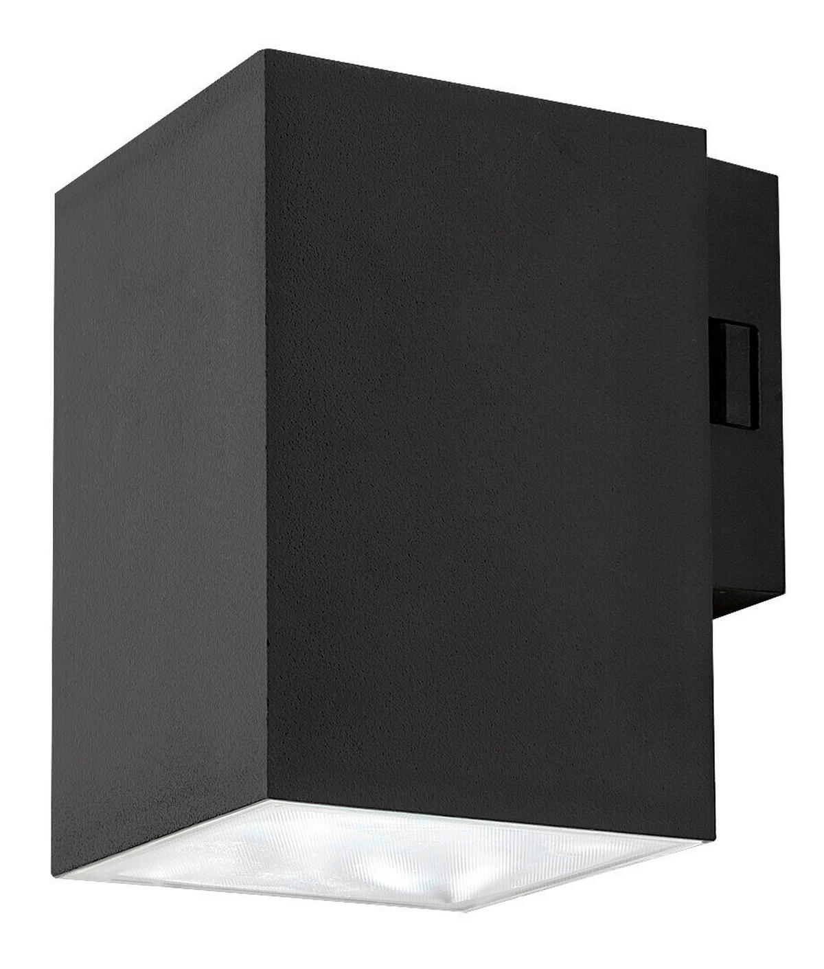 VONKAJŠIE LED SVIETIDLO 7.5/11.5/10 cm - čierna/biela, Basics, plast (7.5/11.5/10cm)