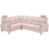 ECKSOFA in Rosa  - Rosa, Design (219/270cm) - Livetastic