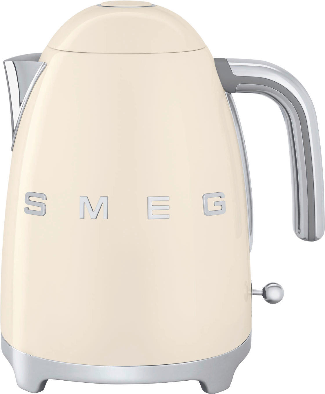 WASSERKOCHER 50´s Style 1,7 L  - Chromfarben/Creme, Basics, Kunststoff/Metall (22,3/24,8/17,1cm) - SMEG