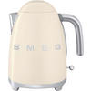WASSERKOCHER 50´s Style 1,7 L  - Chromfarben/Creme, Basics, Kunststoff/Metall (22,3/24,8/17,1cm) - SMEG