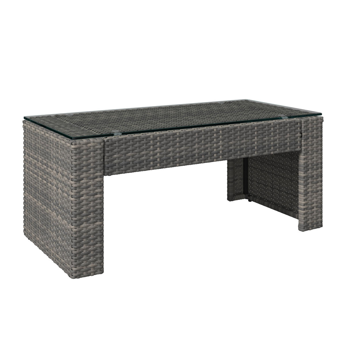 LOUNGEGARNITUR   192/65/82 cm Eisen  - Blaugrau/Grau, MODERN, Metall (192/65/82cm) - Ambia Garden