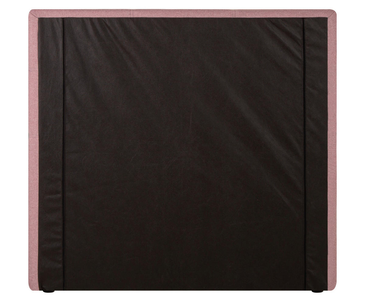 BOXSPRINGBETT 90/200 cm  in Altrosa  - Schwarz/Altrosa, Design, Kunststoff/Textil (90/200cm) - Welnova