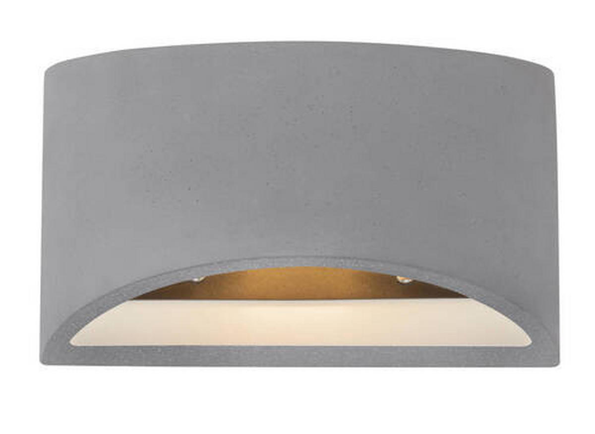STENSKA SVETILKA   ///230 V/G9 - siva, Design, kamen (20/8,8/12cm) - Globo