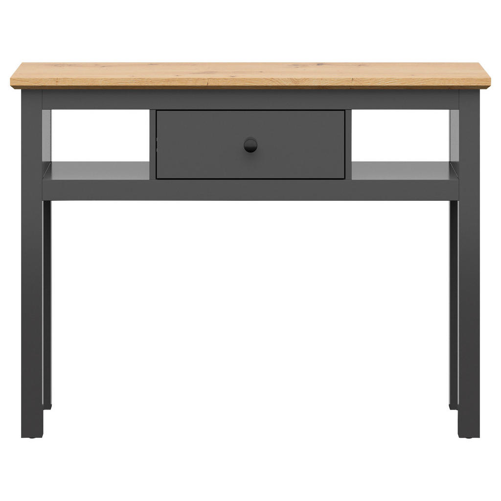 Thumbnail - Konsolentisch, Graphit, Eiche Artisan, Holzwerkstoff, 1 Schubladen, 41x86x114 cm, Wohnzimmer, Wohnzimmertische, Konsolen...