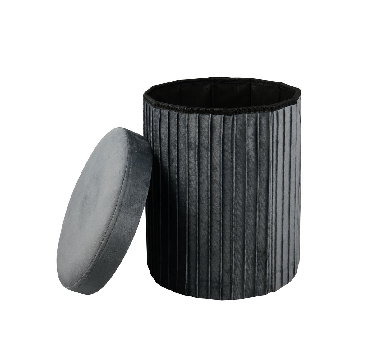 AUFBEWAHRUNGSBOX - Grau, MODERN, Textil (31/37,5/31cm) - Milino