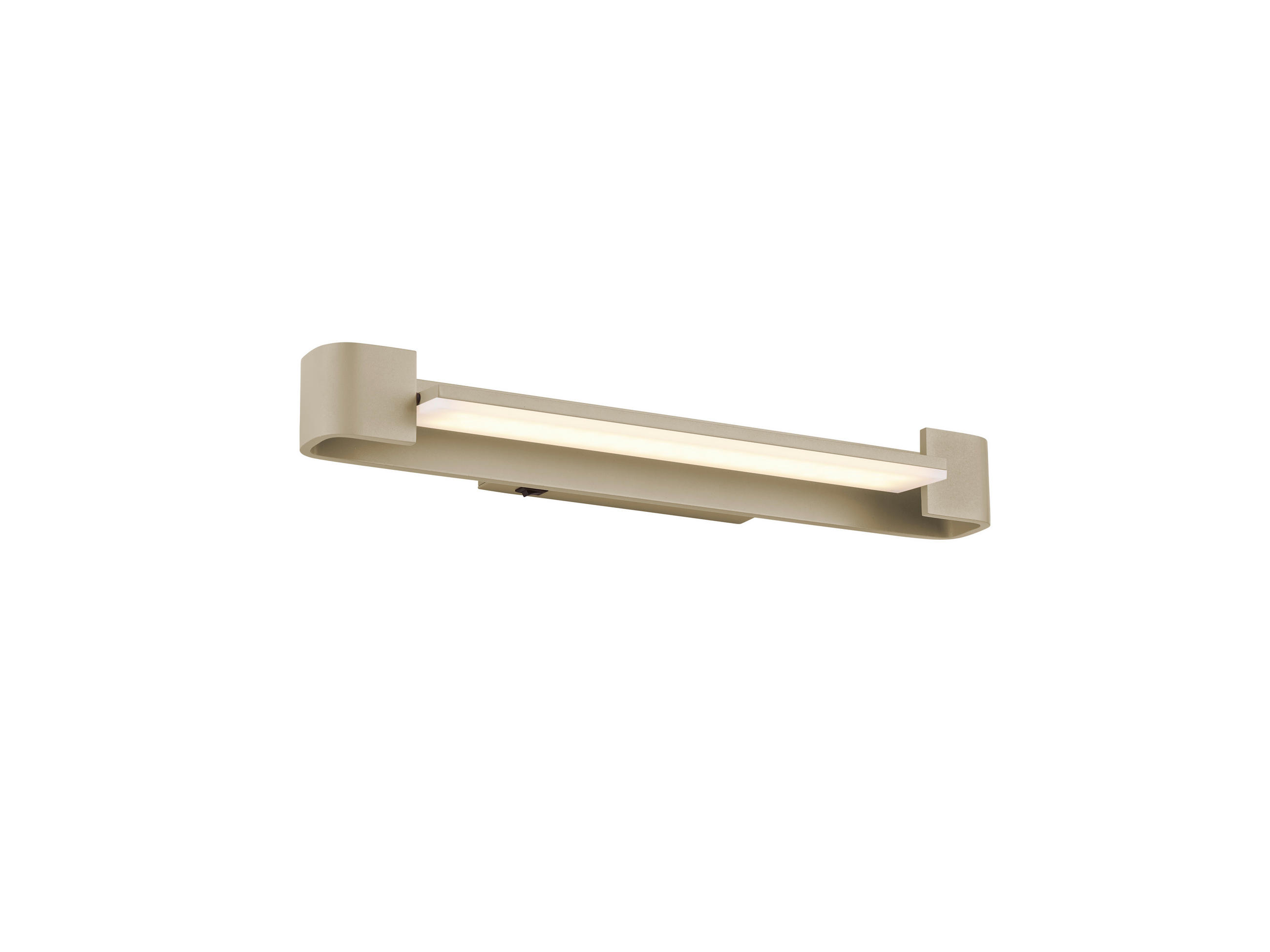 LED-WANDLEUCHTE   - Sandfarben, MODERN, Metall (9/40/5cm) - Hell