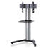 TV-RACK Schwarz, Silberfarben - Silberfarben/Schwarz, KONVENTIONELL, Glas/Metall (90/125/72cm) TV-RACK Schwarz, Silberfarben - Silberfarben/Schwarz, KONVENTIONELL, Glas/Metall (90/125/72cm)